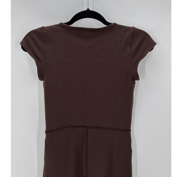 Wilfred Free Theodora Jumpsuit square neck cap sleeve sweat wicking size XS - Picture 7 of 7